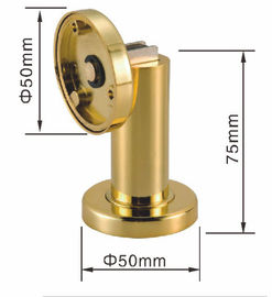 Round Magnetic Catchinterior Door Stops Zinc Alloy Tubuh Dipasang Di Pintu Dinding