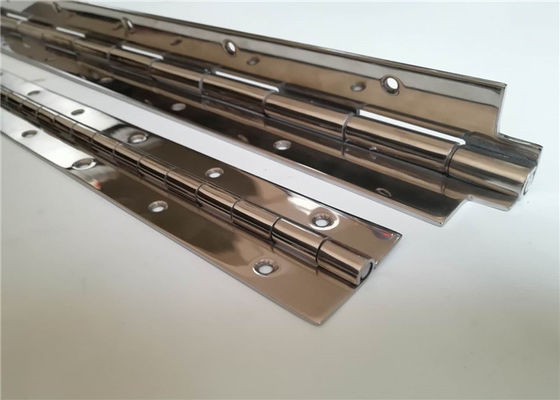 Dipoles SS terus-menerus Piano Engsel untuk Subway Metro Channel Gate Toolbox